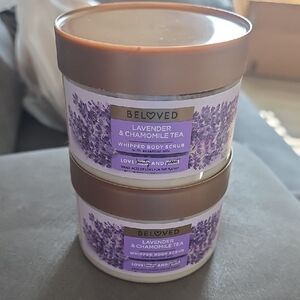 2 Bottles Beloved Lavender & Chamomile Tea Whipped Body Scrub